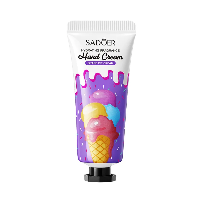 Fruit Fragrance Brightening Hand Cream OEM Brand Green Tea Ice Cream Moisturizing Hand Cream
