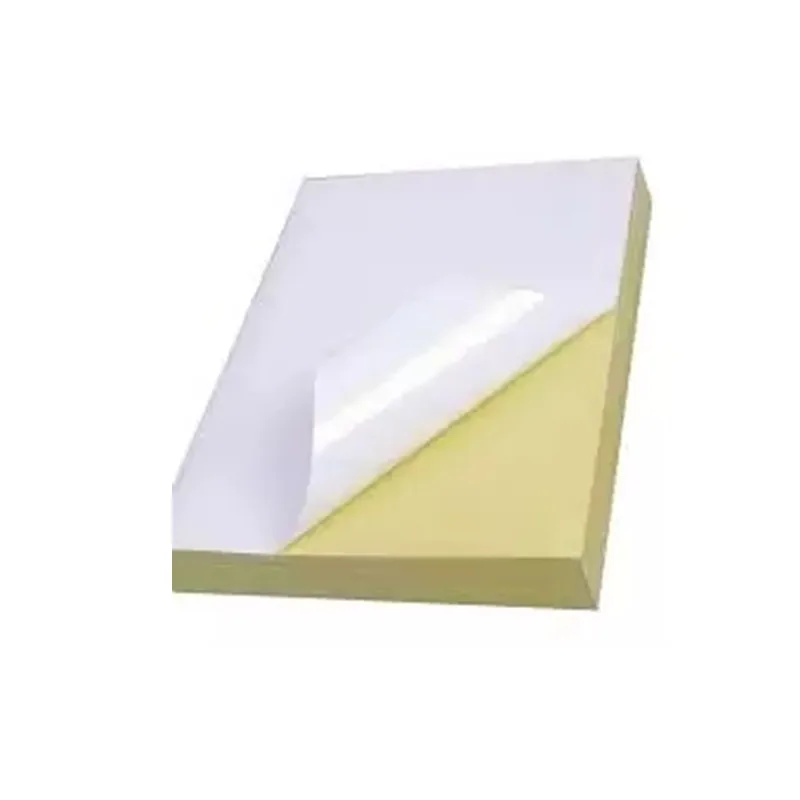 China Factory Sheets A4 Size Printable Glossy Self Adhesive Sticker Paper