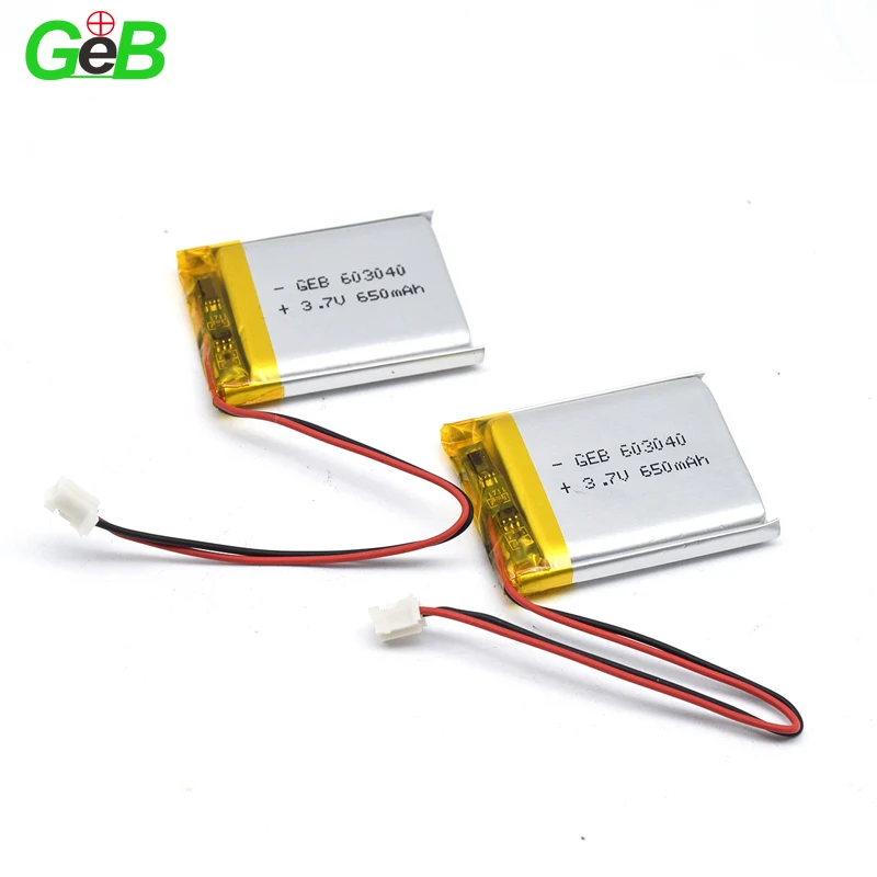 GEB 303040 403040 503040 603040  703040 803040 903040 103040 3.7v  rechargeable lipo lithium battery for Consumer Electronics