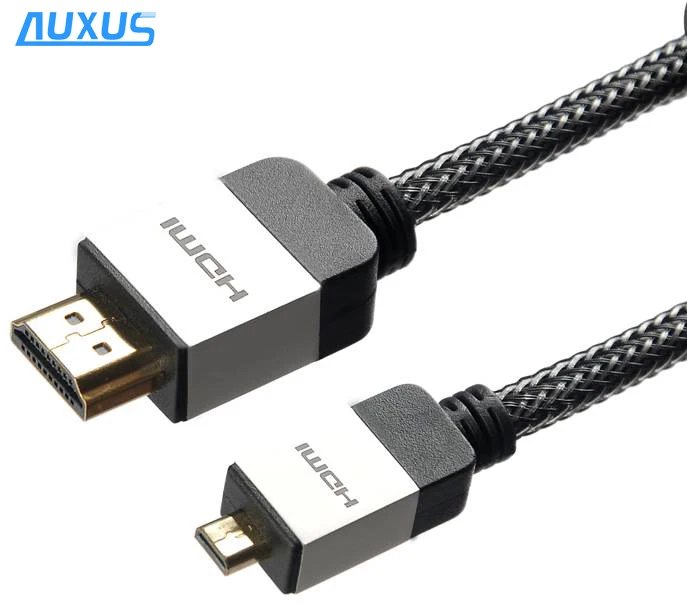 Премиум Тип А к Тип d Алюминиевый металлический корпус micro hdmi кабель для ps2 с высокой скоростью