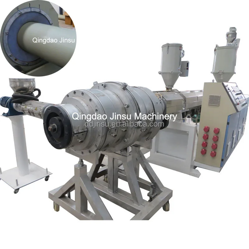 China Plastic extruder PE PP feed pipe production extrusion machine line machinery