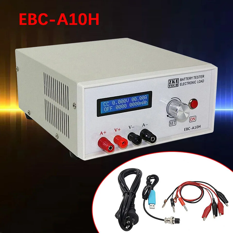 ZKETECH EBC-A10H AC100V- 240V 0-30V Multifunction Electronic Load battery Tester
