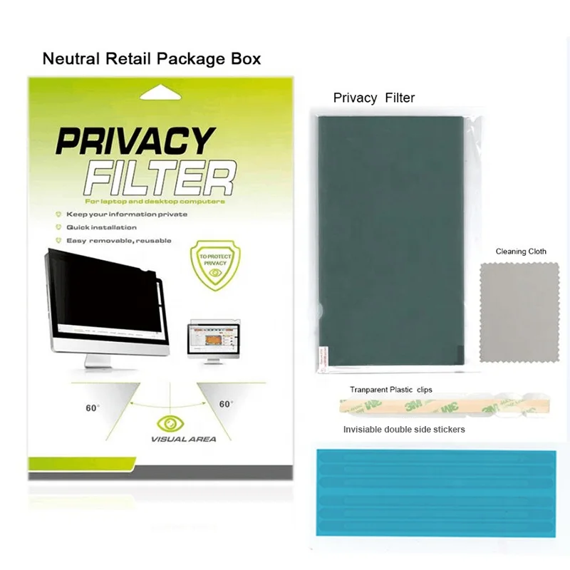 Hot Selling Best Price Removable Anti Spy Screen Film for MacBook Anti Glare Privacy Filter for MacBook Air 12 inch