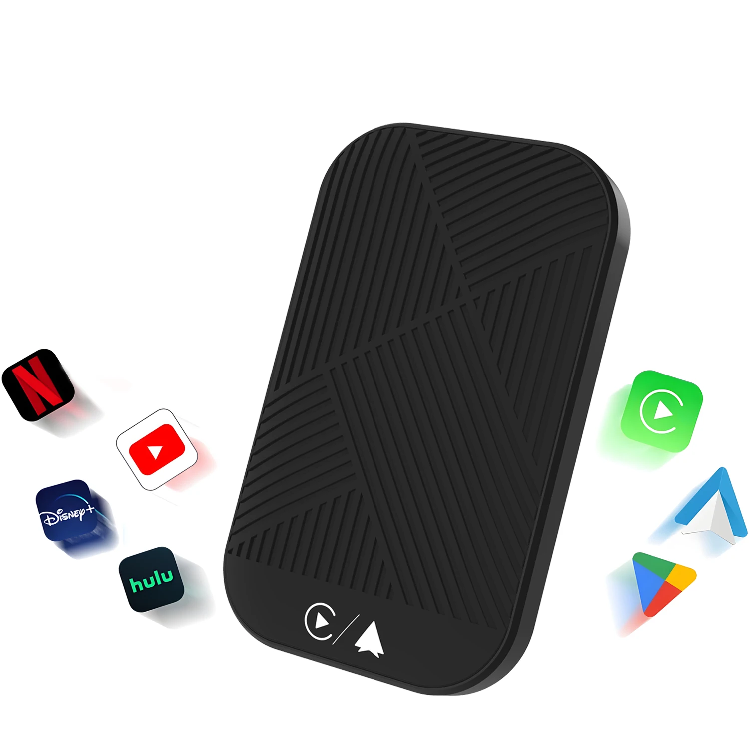 2024 Android Auto AI Box Adattatore Wireless Carplay Adapter for  for Wired CarPlay Car,Plug & Play CarPlay ai Box for iOS