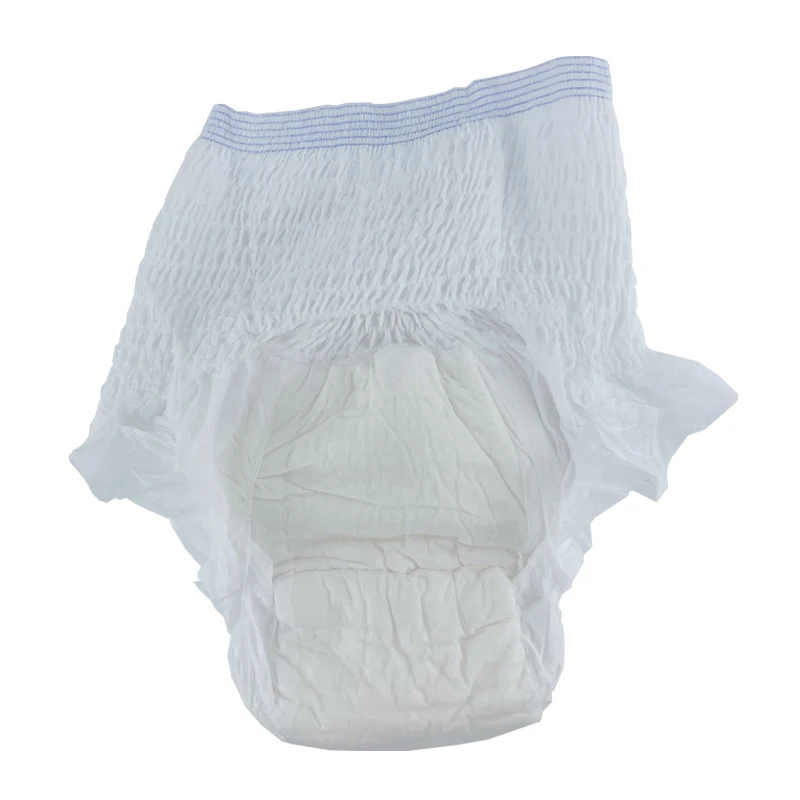 Free Sample Wholesale Cheap Price Printed Home Use Soft Breathable Disposable Adult Pants Diaper