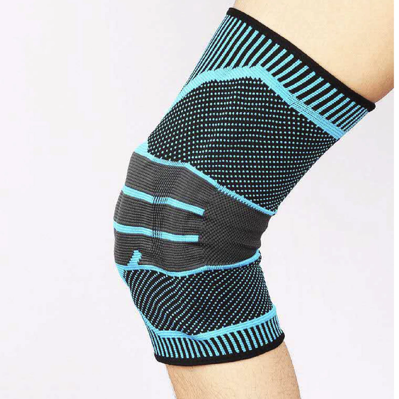 Спортивный защитный компрессионный баскетбольный 3D регулируемый ремень на шарнире с пружинными подушечками ремень рукав коленный фиксатор колена