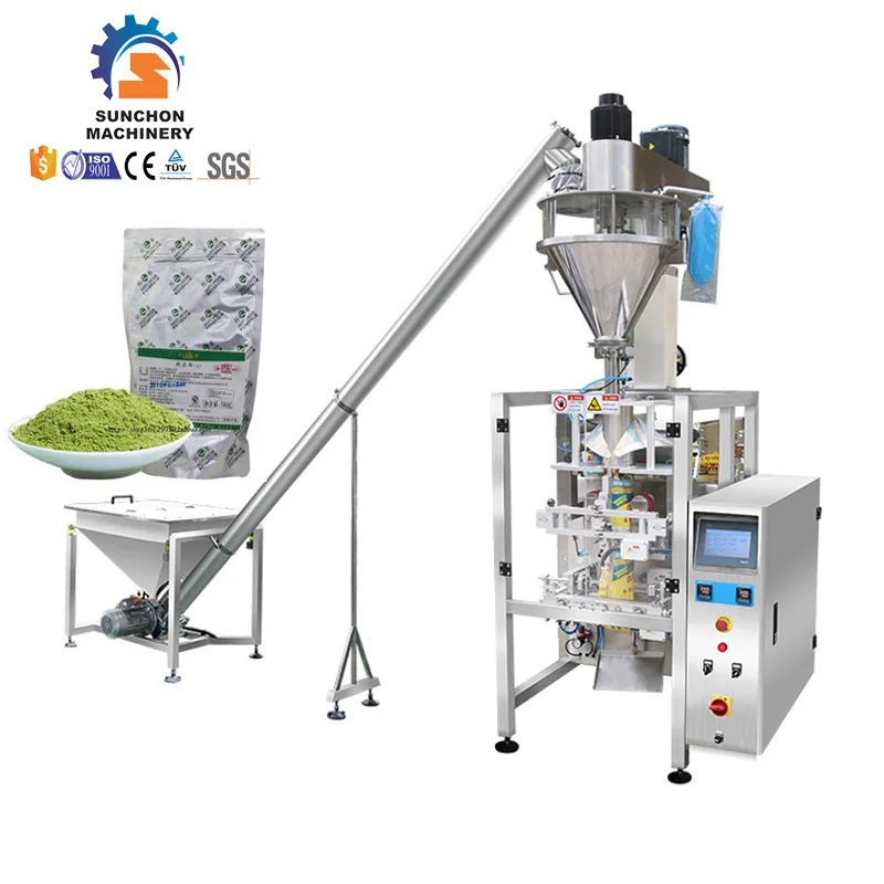 Полностью автоматическая мука компьютер специи соль гранул стиральный порошок упаковочная машина 200 г
