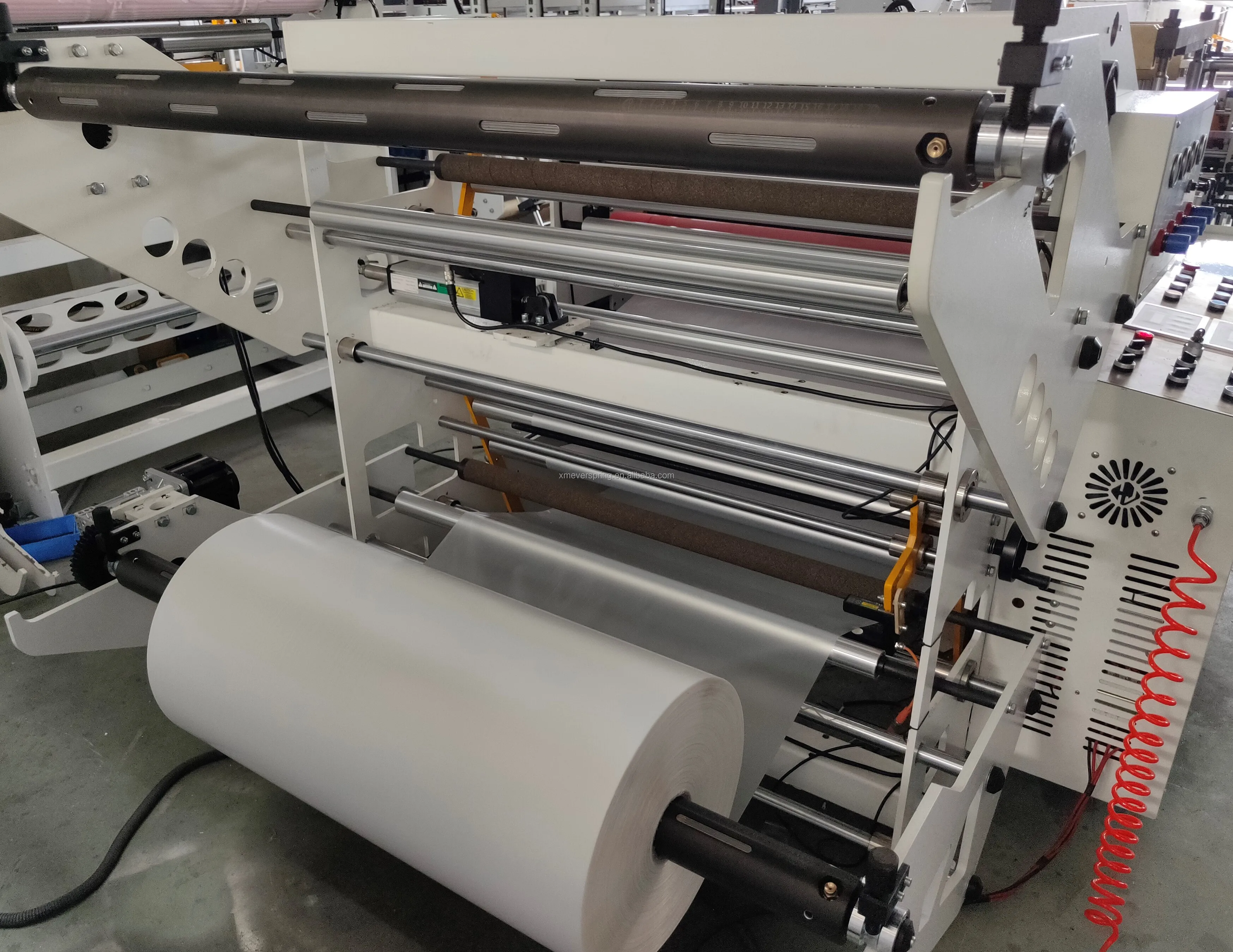 Automatic air column bag  air cushion film protecting package air column packaging bag roll making machine