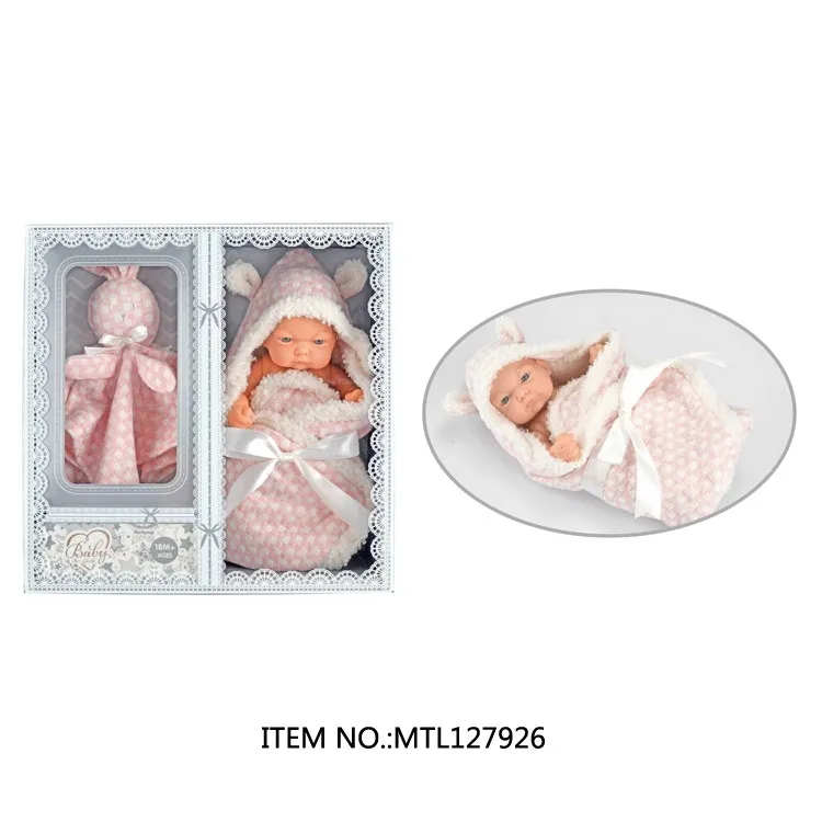 Wholesale 10 inch Reborn Baby Realistic baby doll Silicone For Girls Fashion Dolls Newborn baby doll
