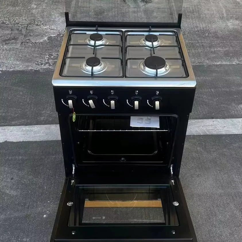 Low price promotion 4 gas Oven connected upright multi-functional intelligent household gas electric oven microwave oven with