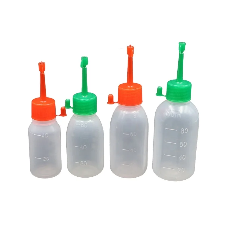  40/60/80/100ml Disposable Plastic Semen Bottle Colorful Transparent Round Pig Artificial Insemination