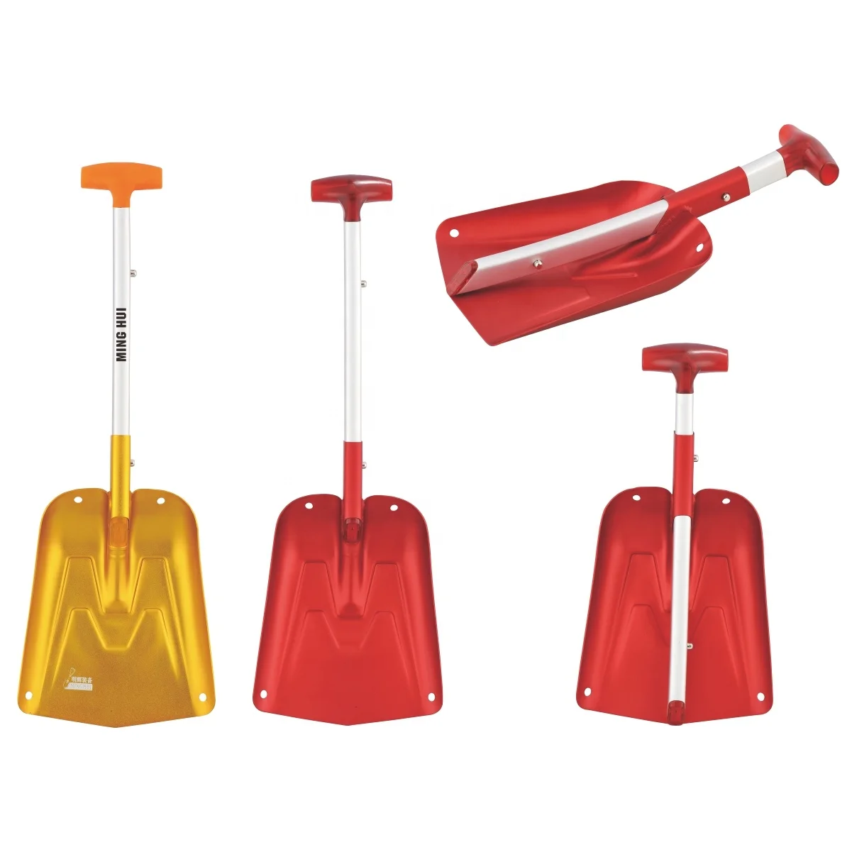 snow shovel factory, aluminum or plastic shovel for outdoor camping,garden, snow remove manufacturer