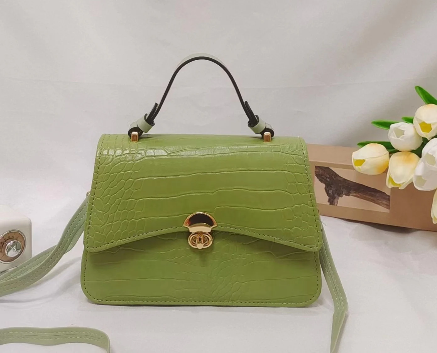 Летняя женская новая модная сумка-трапециевидная сумка на одно плечо