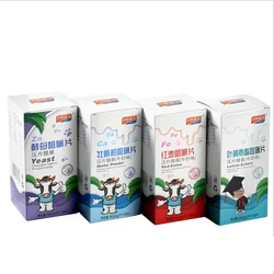 Dull polish Foil printing vitamin cardboard Box CBD hemp Package Box Health Products calcium tablet paper Boxes customized print