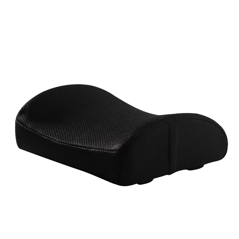 3D Mesh Cover Comfort Lumbar Support Pillow for Office Desk Chair - Custom Memory Foam Back Cushion with Two Adjustable Straps