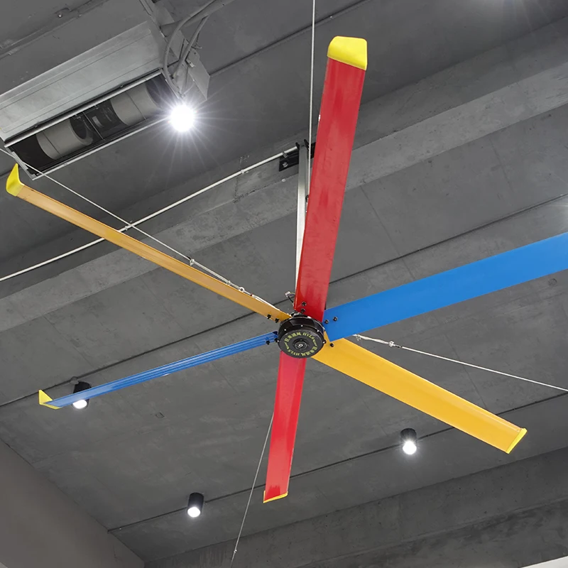 JULAI 12ft large ceiling fan Giant Hvls Industrial Ceiling Fans Big Wind Blades Malaysia Price