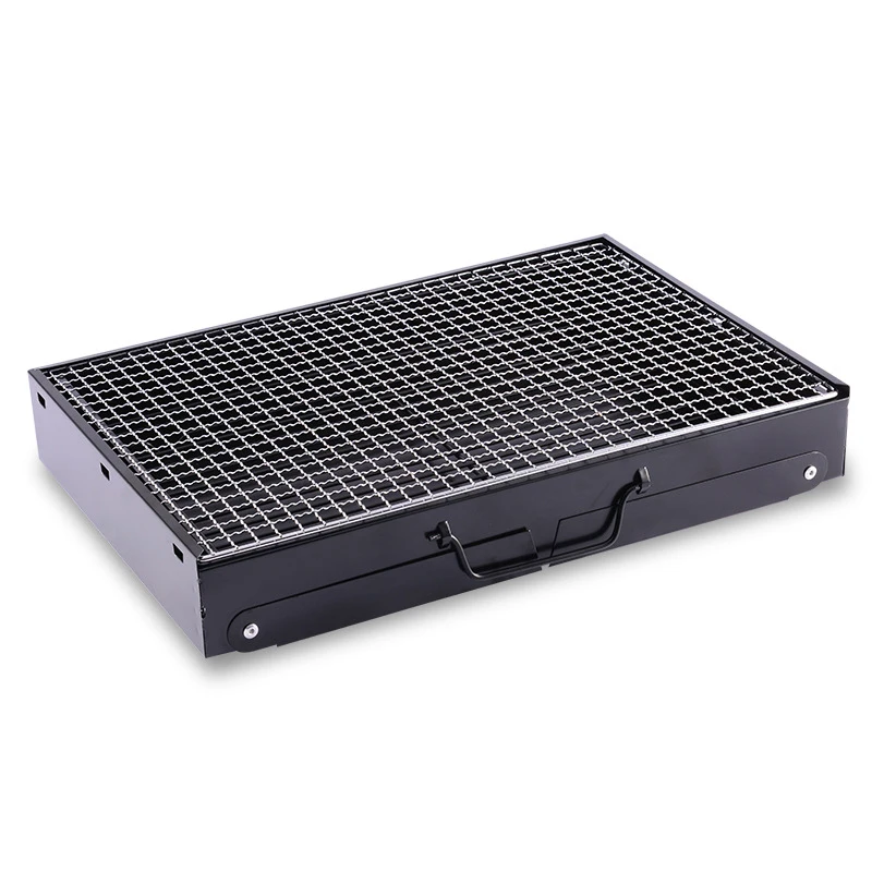 Foldable BBQ Grills Barbecue Charcoal Grill Stove Outdoor Camping Picnic Barbecue BBQ Accessories Tools Stainless Steel Folding
