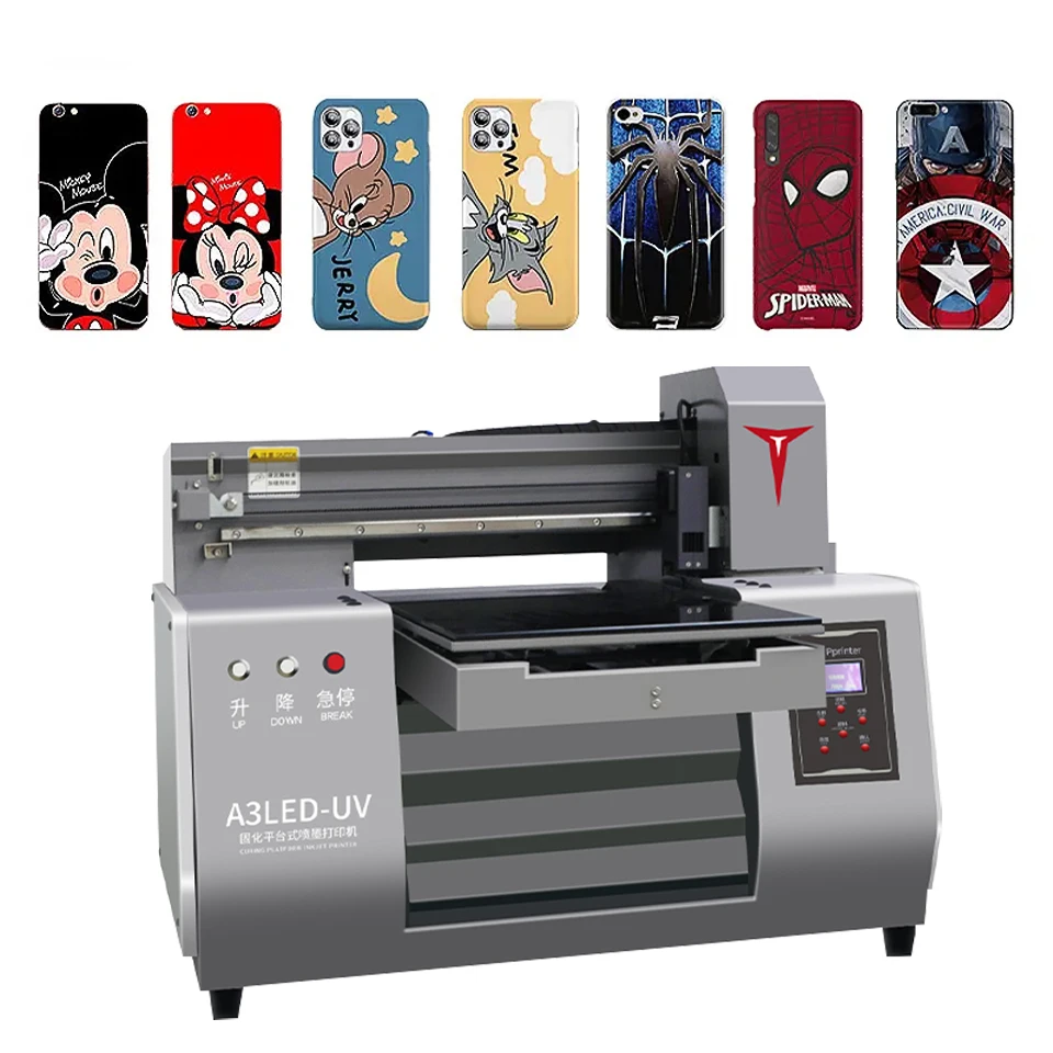 UV printer premium edition high-speed inkjet digital UV book printer Dtf printer suitable for small batch products A3 size 30cm