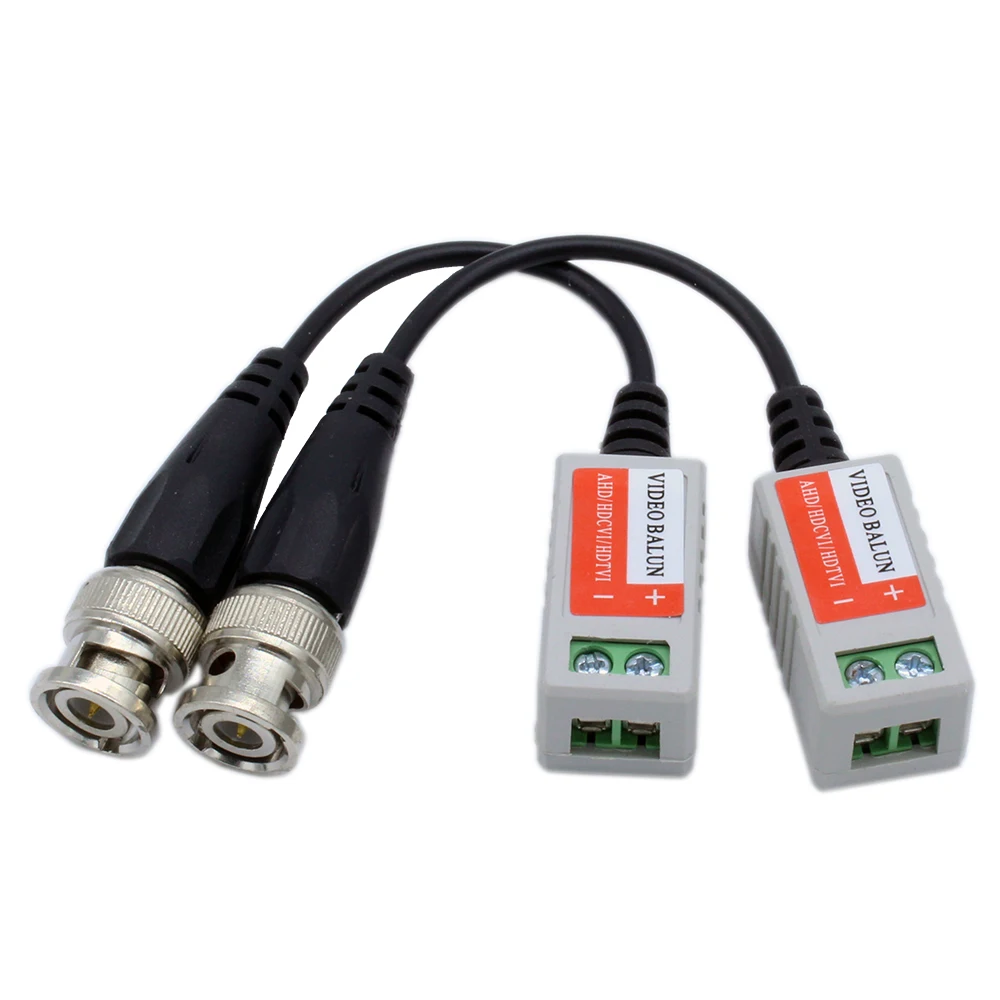 2018 Новый CCTV BNC к IP преобразователю пассивный HD UTP 1080P 3MP 4MP 5MP Video Balun