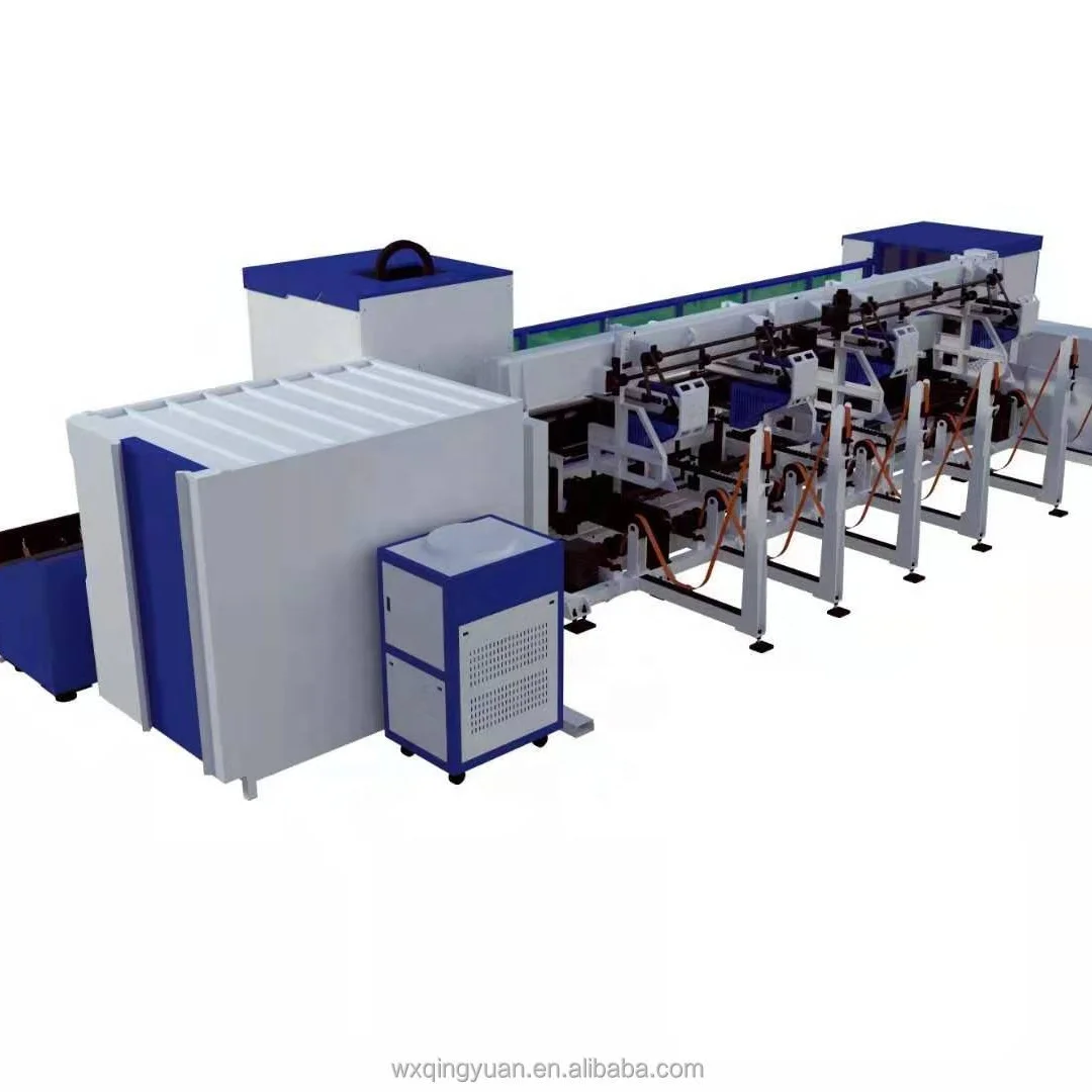 QY Fiber 3000w Cut Pipe Tube Metal Laser Cutting Machine For Steel Tubes