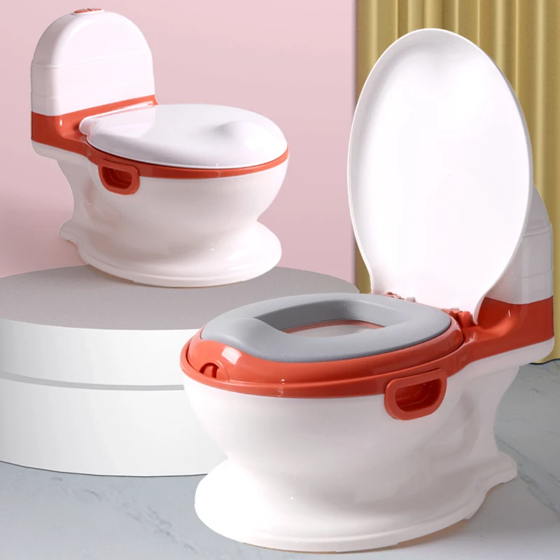 Eco-friendly Children Size Simulation Plastic Commode Toilet Seat Latest Potty For Baby