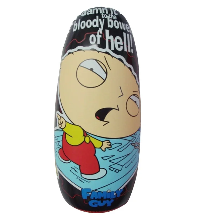 Sale Kids Pvc Inflatable Boxing  Punching Bag Equipment Set Toy