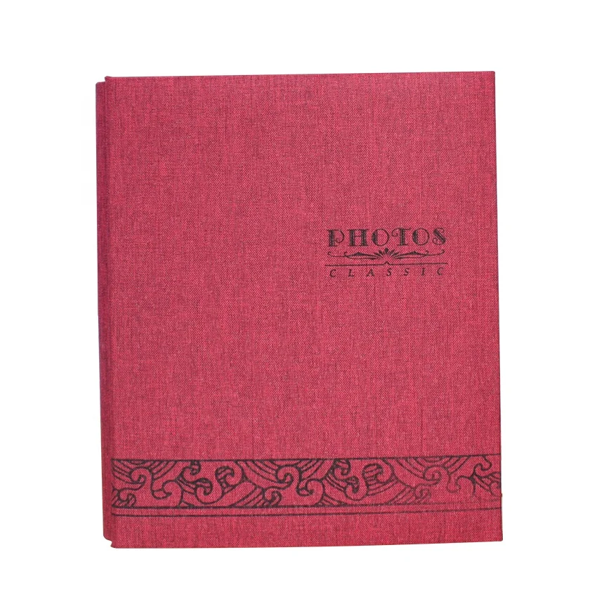 Guanmei 4R 4x6 PP pocket sheet Photo Album holding 160 photos Wholesale fabric cover wedding photo albums