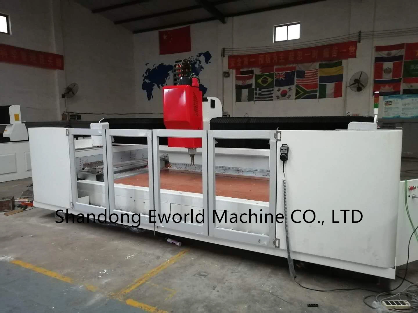 CNC Glass Processing Center With Automatically Changing Tools