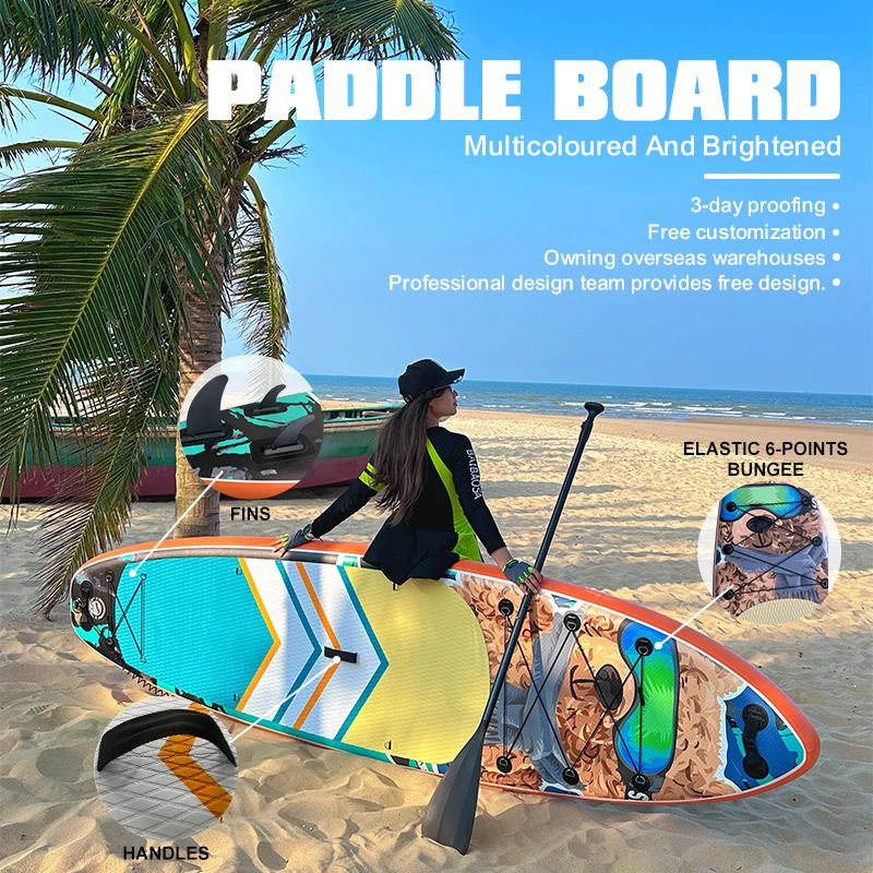 ULTTY Factory wholesale custom SUP cheap surf drop stitch cool  isup sap fishing inflatable stand up paddle board padle board