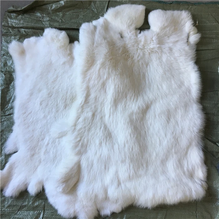100% Real Bunny Women Rex Rabbit Fur Chinchilla