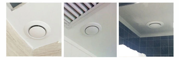Decorative air conditioner round ceiling plastic air vent cover