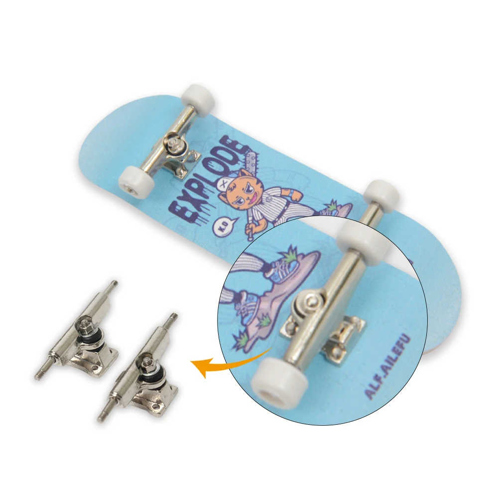 Professional Wholesale Finger Skateboard Fingerboard Tape Bearing Trucks And Wheels Resin
