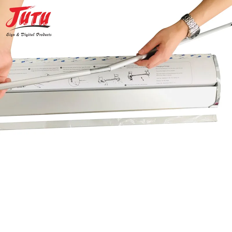 Portable Roll up banner stand roller banner exhibit display for trade show promotion banner display