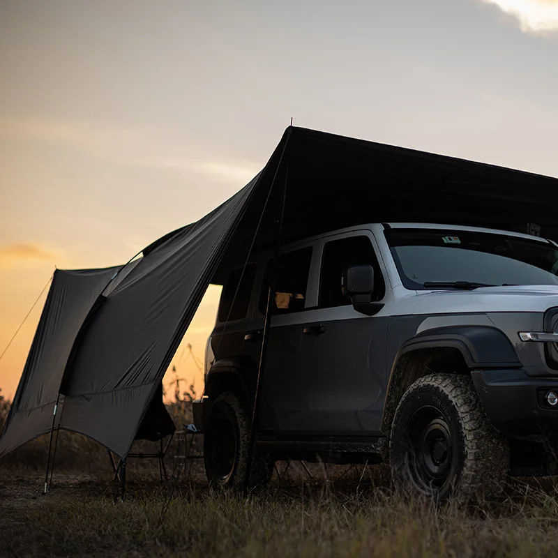 Offweek outdoor camping glamping Car Awning Tent Car Rear Tent Sunshade Shelter Suv Traveling Tent