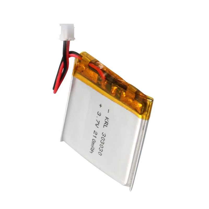 Rechargeable 3mm Thickness Lithium Ion 210mah 303030 3.7v Ultra Thin Lipo Battery for Smart Watch