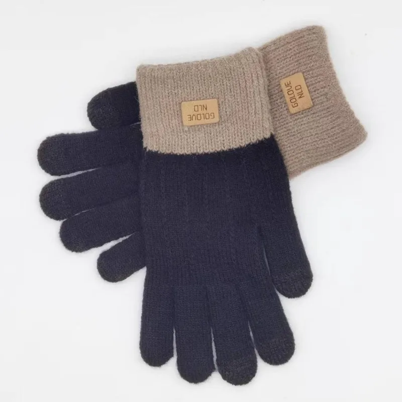 Зимние кашемировые перчатки для