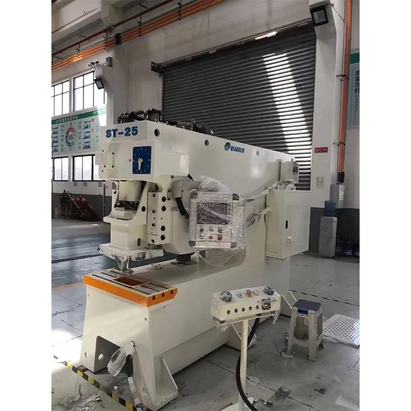 open single point deep throat precision punch   punching machine