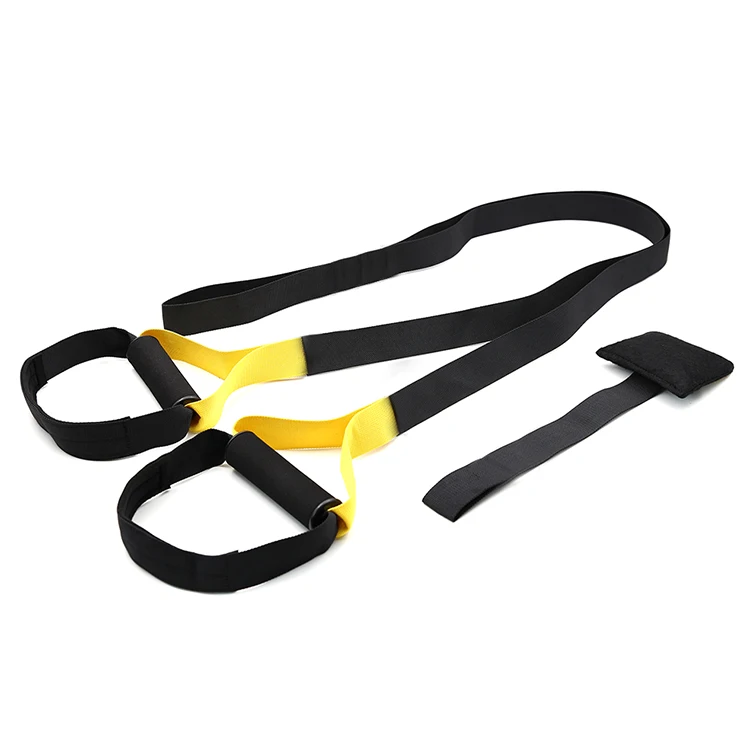 Premium Gym Fitness Exercise Adjustable Bodyweight Resistance Suspension Train Sling Straps Kit