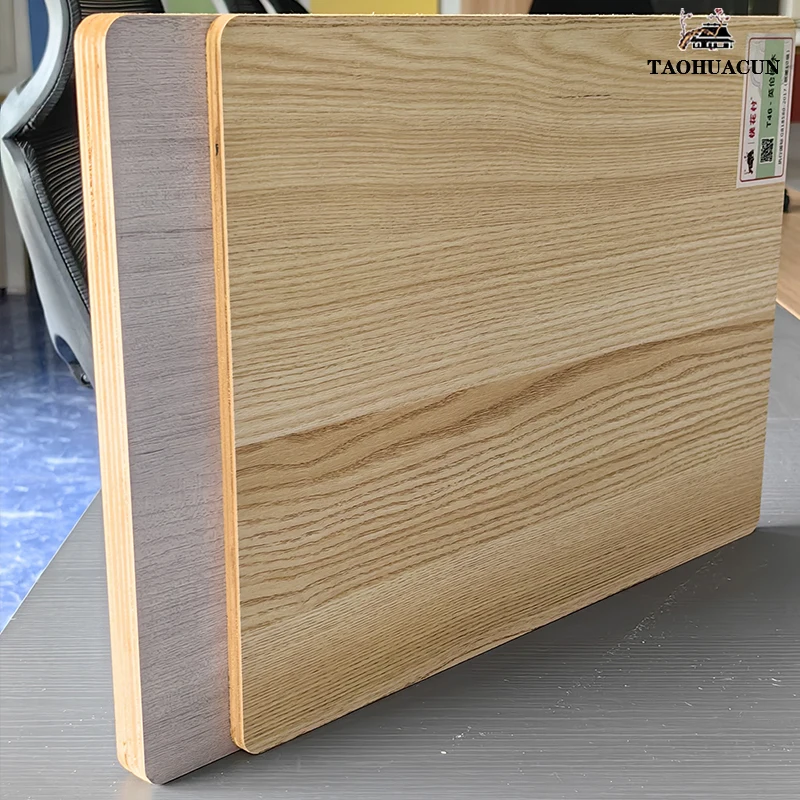 Melamine plywood various wood grain color can choose white wood grain melamine board color