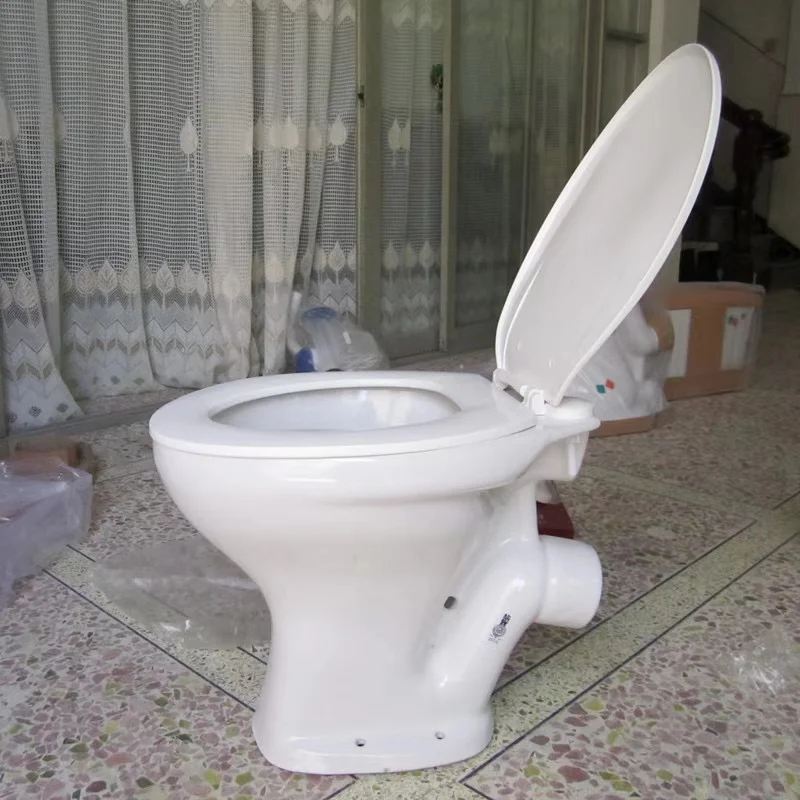 Africa Nigeria Ghana Twyford WC Ceramic Toilet Bowl with Bibet Sprayer P-Trap S-Trap Including Seat Cover