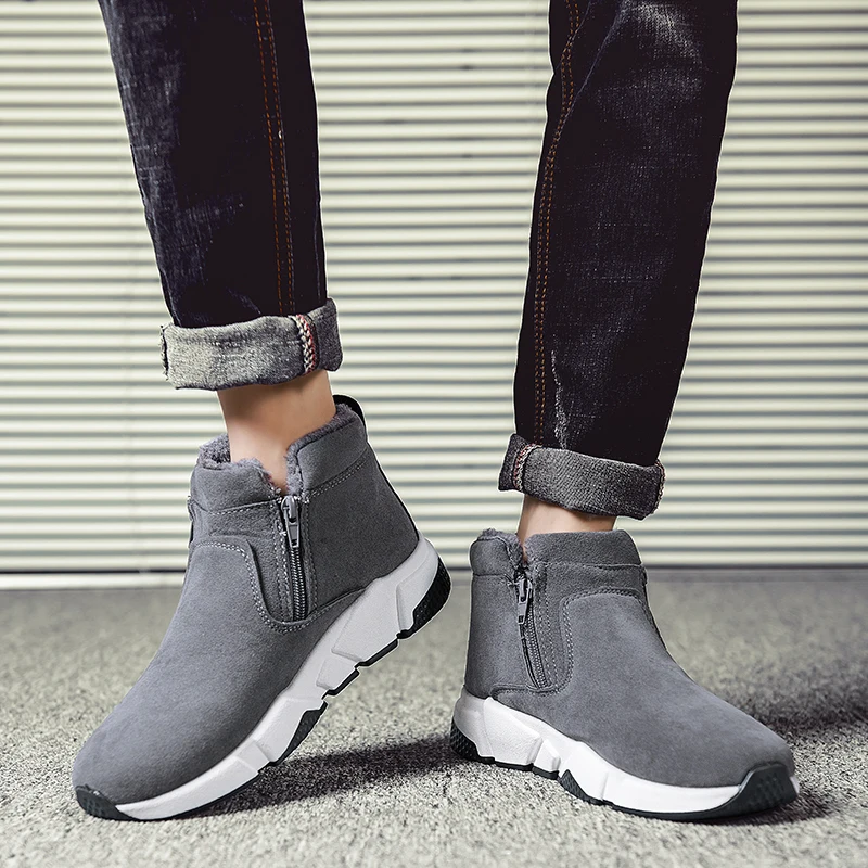 Factory Wholesale Winter Warm Casual Snow Boots For Men