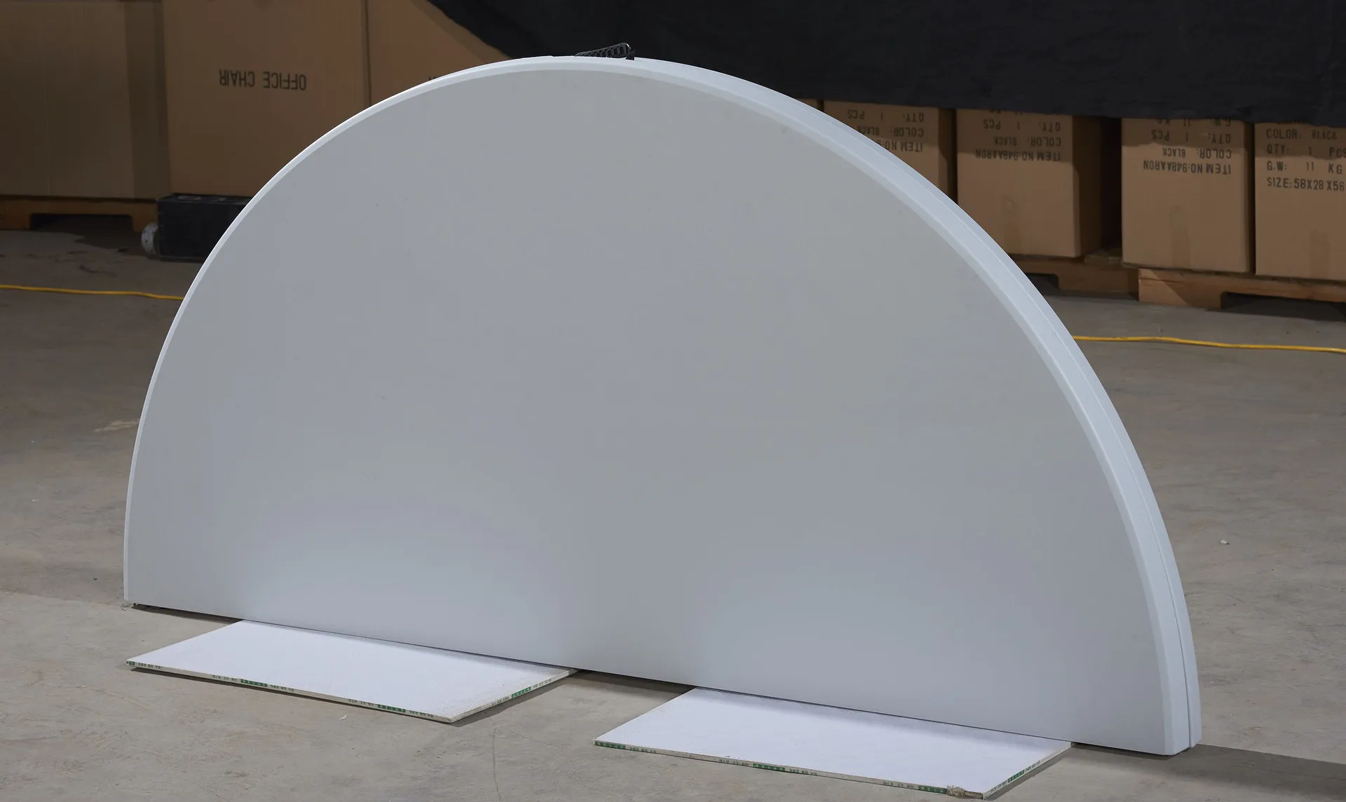 Wholesale 6ft 10/8 People Wedding Dining Folding Table Banquet Plastic Round Table For Events