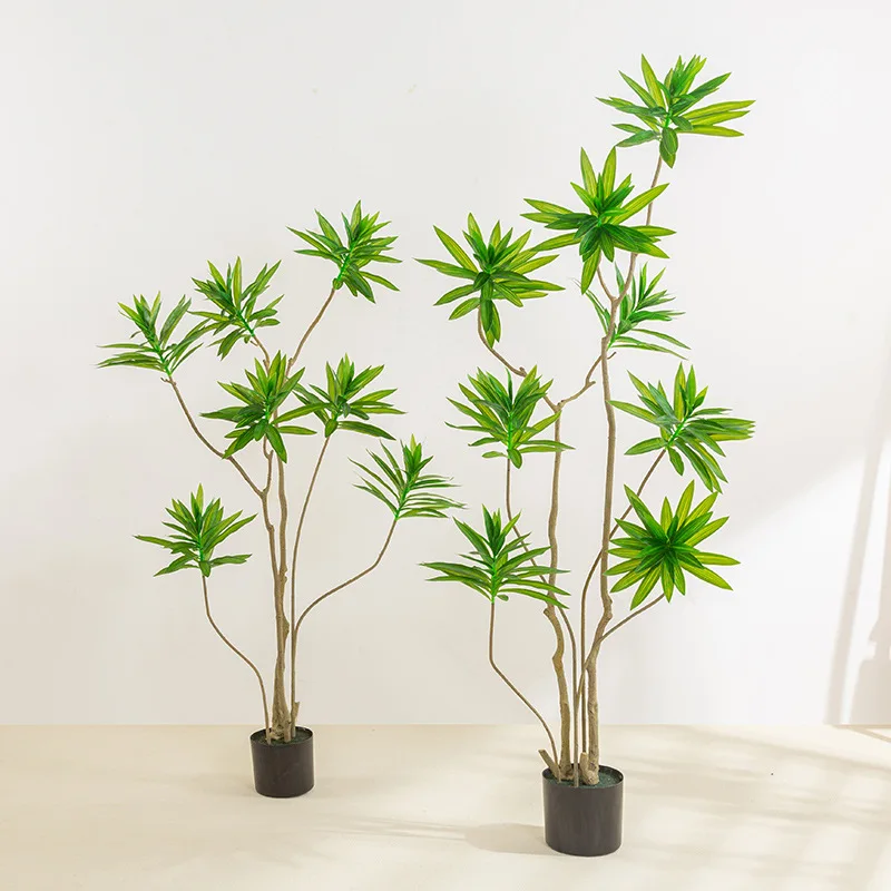 High Quality Hot Selling Wholesale Ins Style Artificial Plant Lily Bamboo for Home Living Room Shopping Mall Decoration