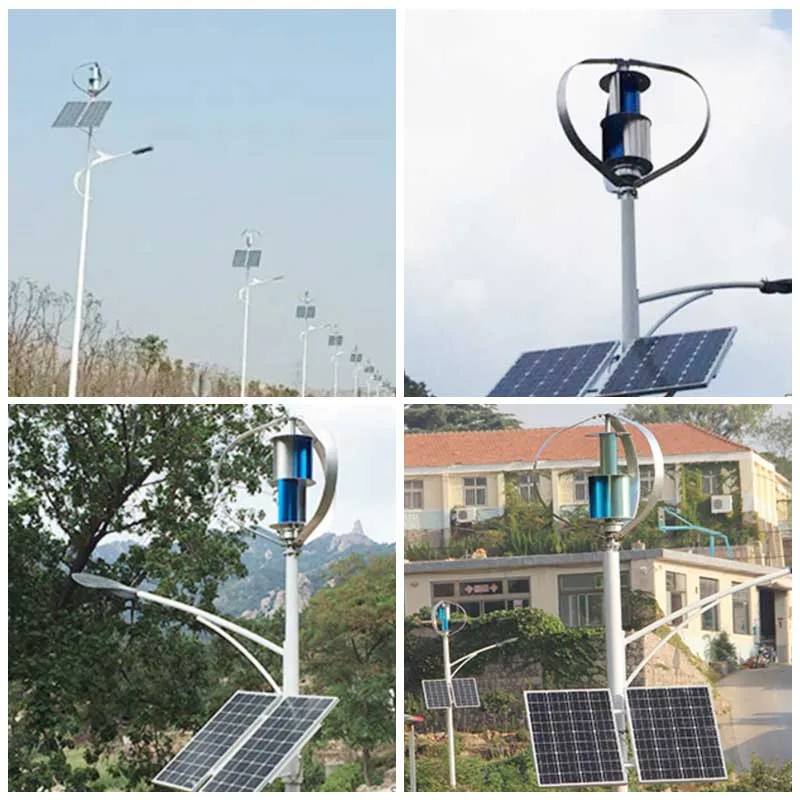 Vertical Axis Wind 300w Marine Complementary Generator For Landscape Scenery Street Lights