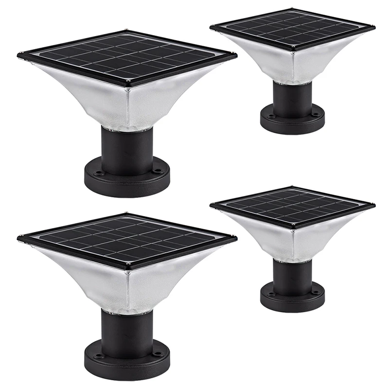 factory price solar power garden bollard light for border driveway pathway walkway porch lawn landscape lamp