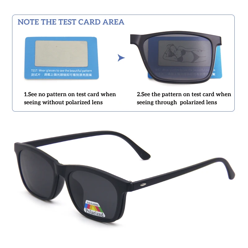  2021 New Trend Men Sunglasses Clip On Glasses Lens