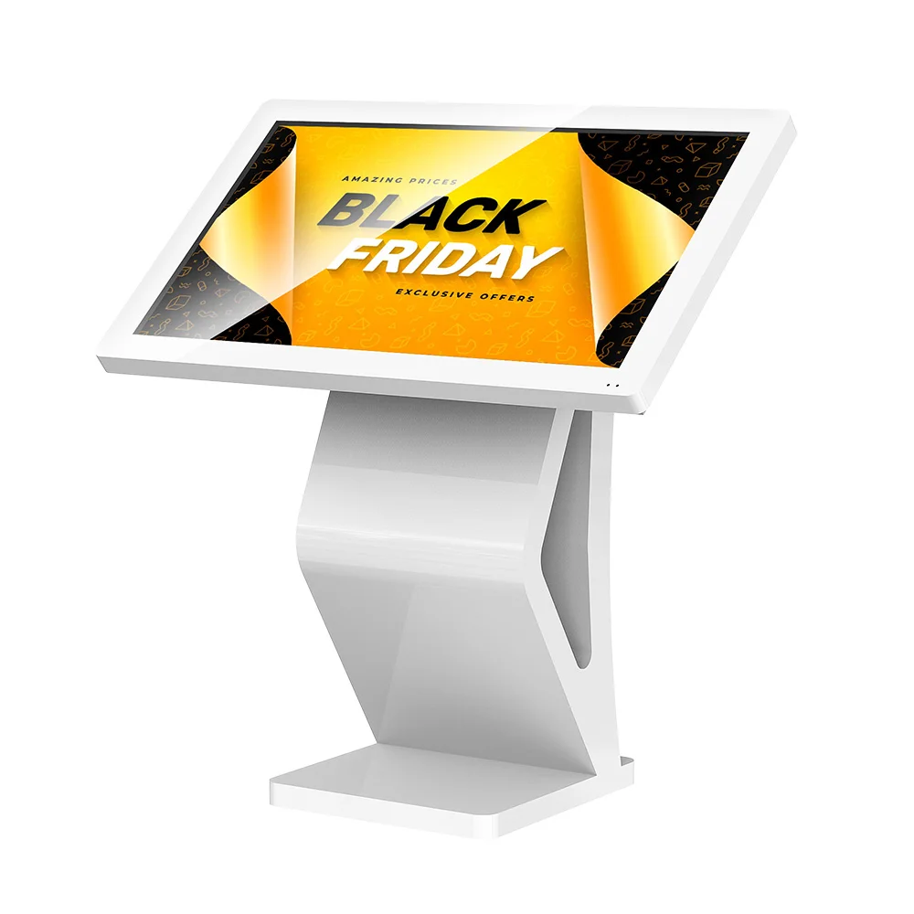 MWE Custom Design Factory 32 55 65 Inch Touch Screen Best Selling Smart Kiosk Vertical LCD Advertising Floor Stand