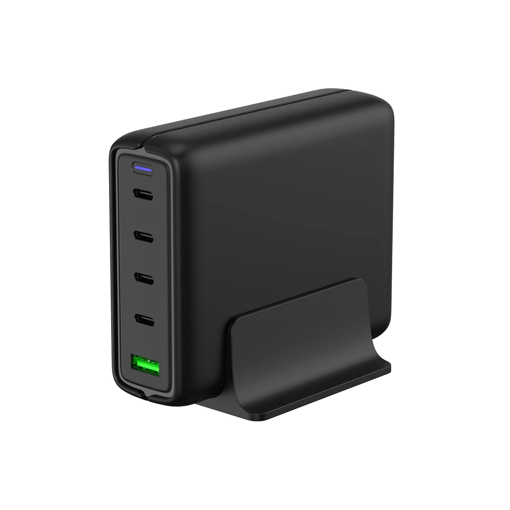 High Power GaN 240W 5 Ports Desktop Charger Multifunction PD QC3.0 Fast Charging USB C PD GaN Charger