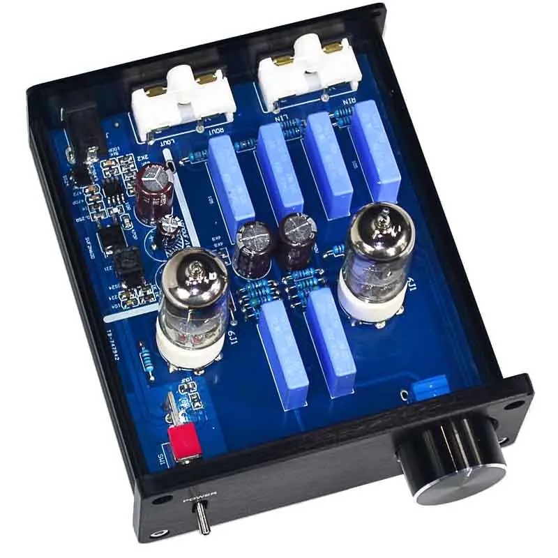 GAP-6J1A Новый DC12V/2A 6J1 ламповый предусилитель HiFi вакуумный Предварительный усилитель