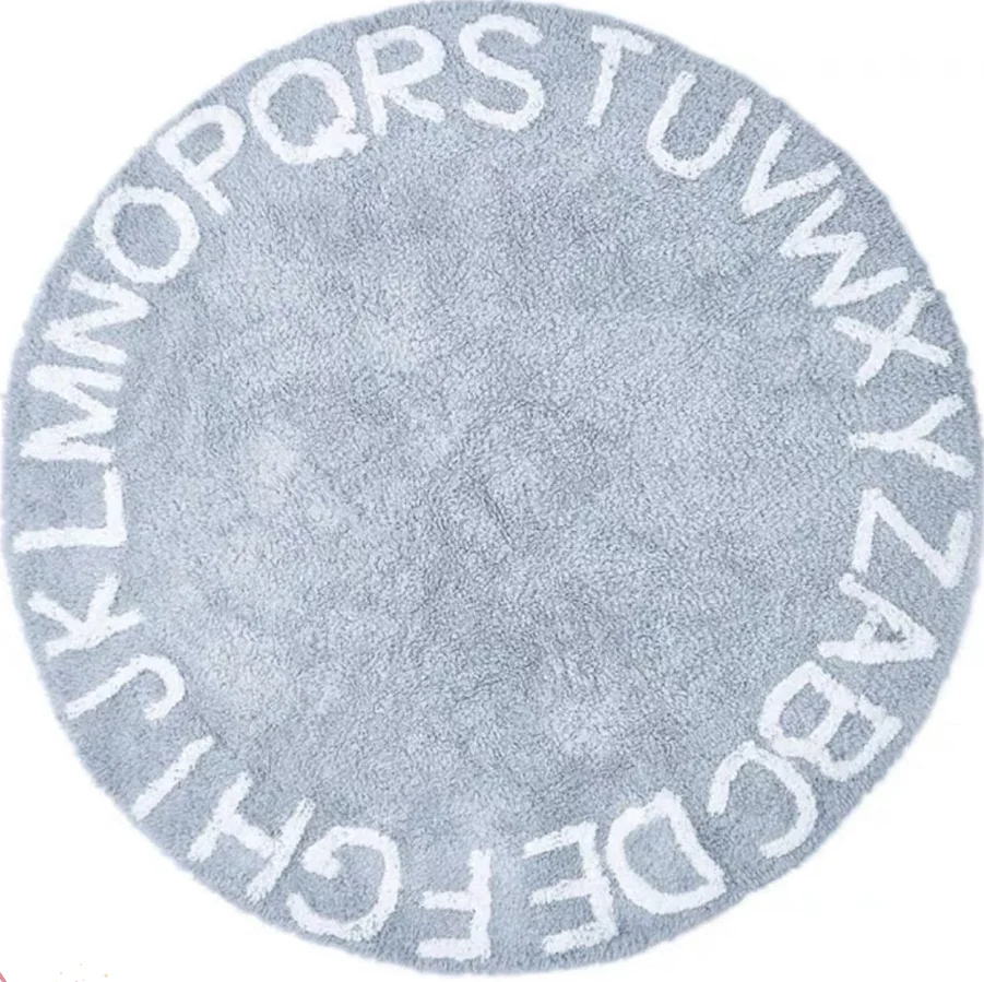 High Quality Factory Wholesale Microfiber Shaggy Floor Cartoon Baby Kids Non-Slip Door Bathroom Mat